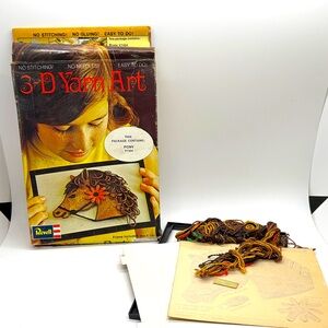 Revell 3D Yarn Art Pony Horse Vintage Kit Complete